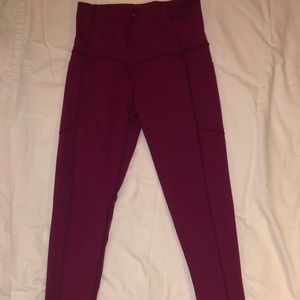 Brand new maroon leggings